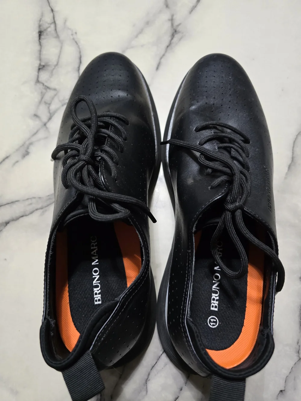 Bruno Marc Mens Shoes Size 11 Black X366XEEY